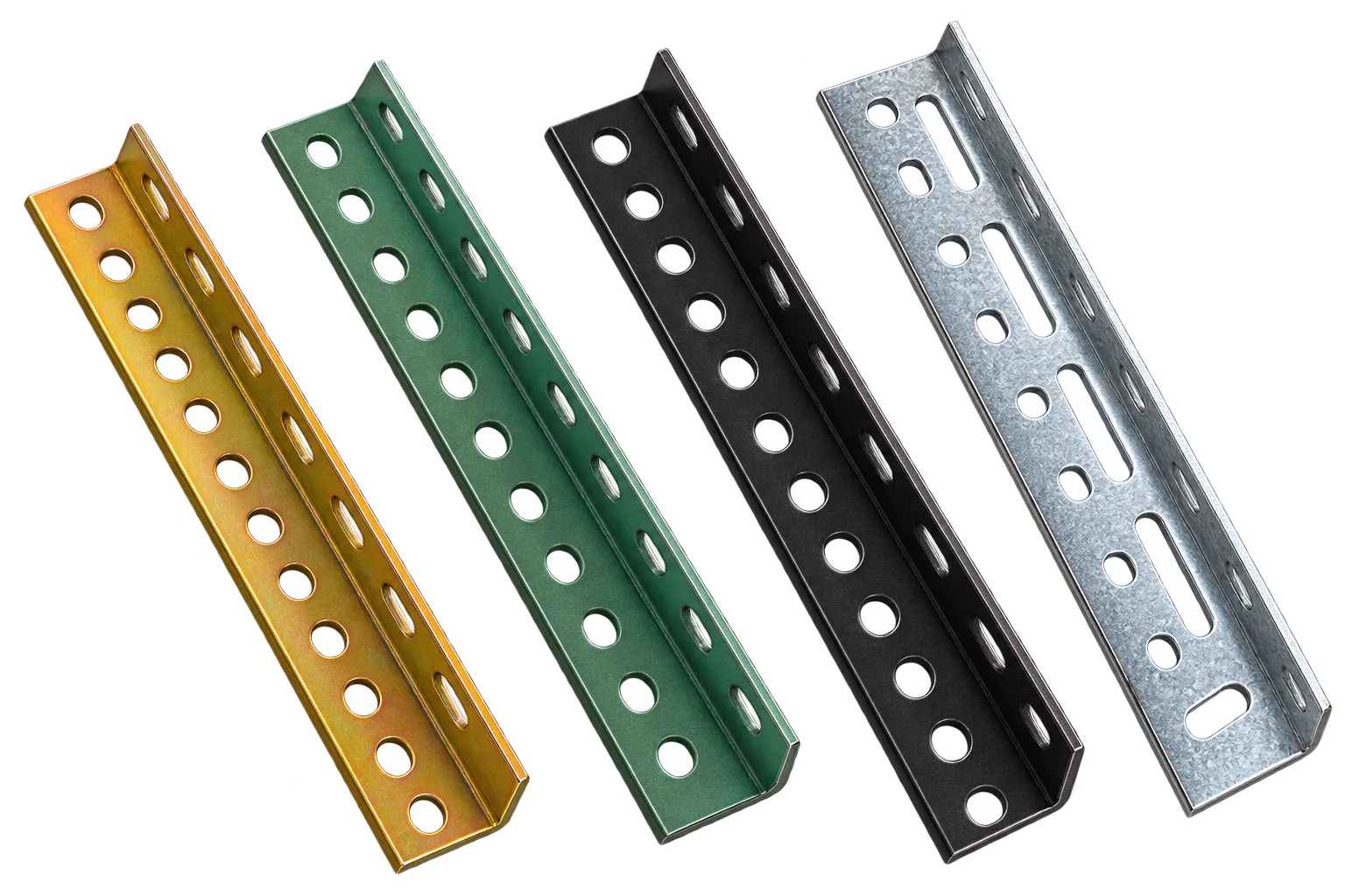 Slotted, Solid, Punched Angles